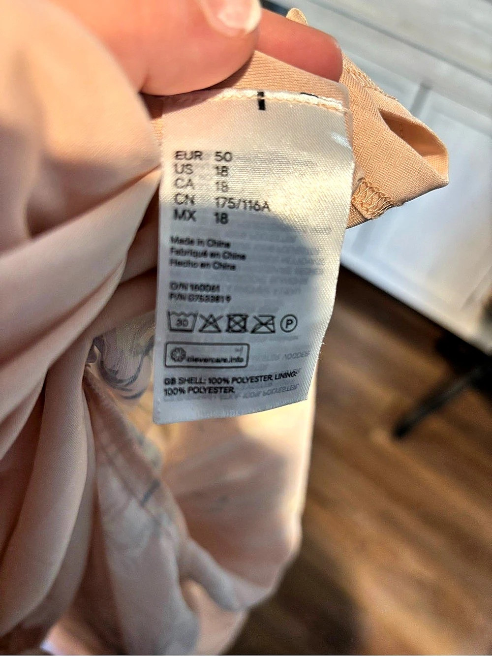 H&M Floral Maxi Dress in Pink Size 18 NWT - Picture 10 of 11